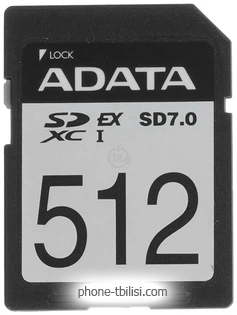 ADATA Premier Extreme SDXC SD 7.0 512GB ASD512GEX3L1-C