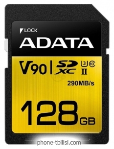 ADATA Premier ONE SDXC UHS-II U3 Class 10 128GB