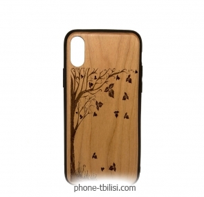 Case Wood  Apple iPhone X (, )