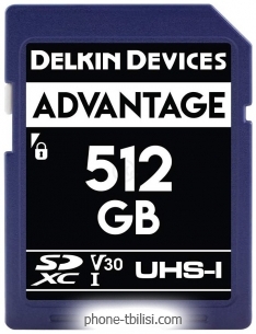 Delkin SDXC Advantage UHS-I 512GB