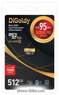 DiGoldy Extreme Pro microSDXC 512GB DG512GCSDXC10UHS-1-ELU3 ( )