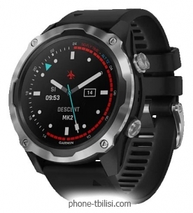 Garmin Descent Mk2 stainless steel with silicone band
