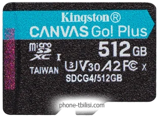 Kingston Canvas Go! microSDXC 512GB SDCG4/512GBSP
