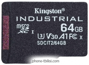 Kingston Industrial microSDXC SDCIT2/64GBSP 64GB