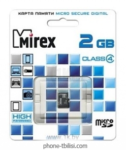 Mirex microSD Class 4 2GB