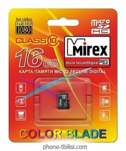 Mirex microSDHC Class 10 16GB