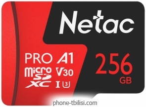 Netac MicroSDXC 256GB V30/A1/C10 Netac P500 Extreme Pro  