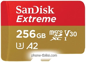 SanDisk Extreme microSDXC SDSQXA1-256G-GN6GN 256GB