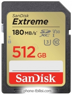 SanDisk Extreme SDXC SDSDXVV-512G-GNCIN 512GB