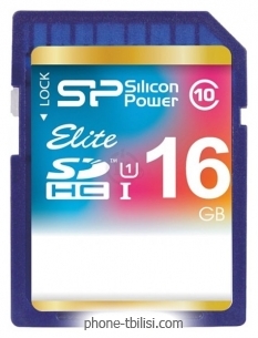 Silicon Power ELITE SDHC UHS Class 1 Class 10 16GB