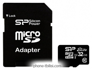 Silicon Power ELITE microSDHC 32GB UHS Class 1 Class 10 + SD adapter