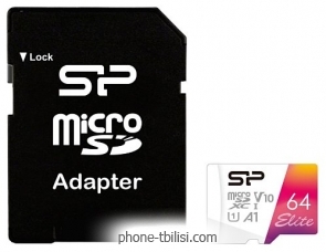 Silicon Power Elite microSDXC SP064GBSTXBV1V20SP 64GB
