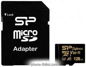 Silicon Power Superior Golden A1 microSDXC SP128GBSTXDV3V1GSP 128GB
