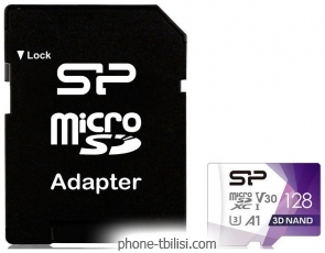 Silicon Power Superior Pro microSDXC SP128GBSTXDU3V20AB 128GB + SD adapter