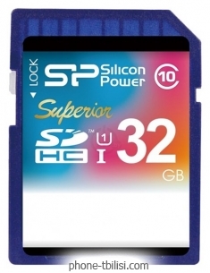 Silicon Power Superior SDHC UHS Class 1 Class 10 32GB