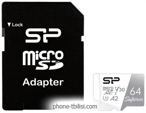 Silicon Power Superior microSDXC SP064GBSTXDA2V20SP 64GB ( )