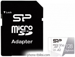 Silicon Power Superior microSDXC SP128GBSTXDA2V20SP 128GB + SD adapter