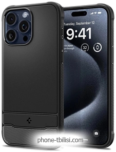 Spigen Rugged Armor (MagFit)  iPhone 15 Pro Max ACS06561 ()