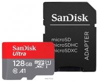 SanDisk Ultra SDSQUA4-128G-GN6MA microSDXC 128GB ( )