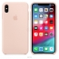 Apple Silicone Case  iPhone XS Max Pink Sand