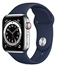 Apple Watch Series 6 GPS + Cellular 40mm Stainless Steel Case with Sport Band