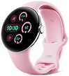 Google Pixel Watch 3 41 мм (полированное серебро/розовый кварц)