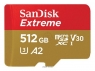 SanDisk Extreme microSDXC Class 10 UHS Class 3 V30 A2 160MB/s 512GB + SD adapter
